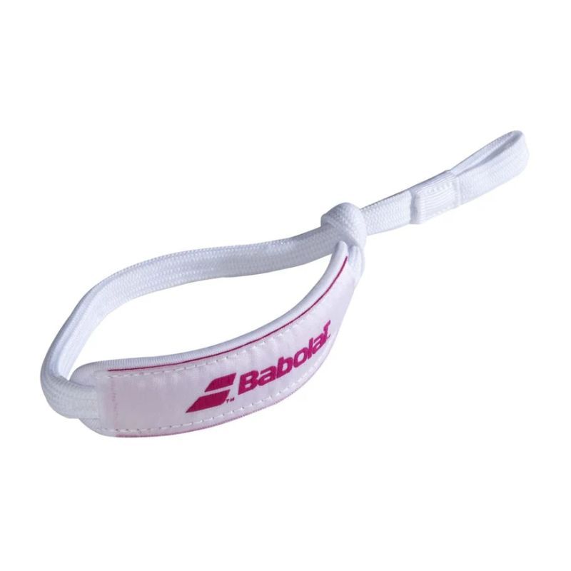 DRAGONNE BABOLAT WRIST STRAP BLANC ROSE