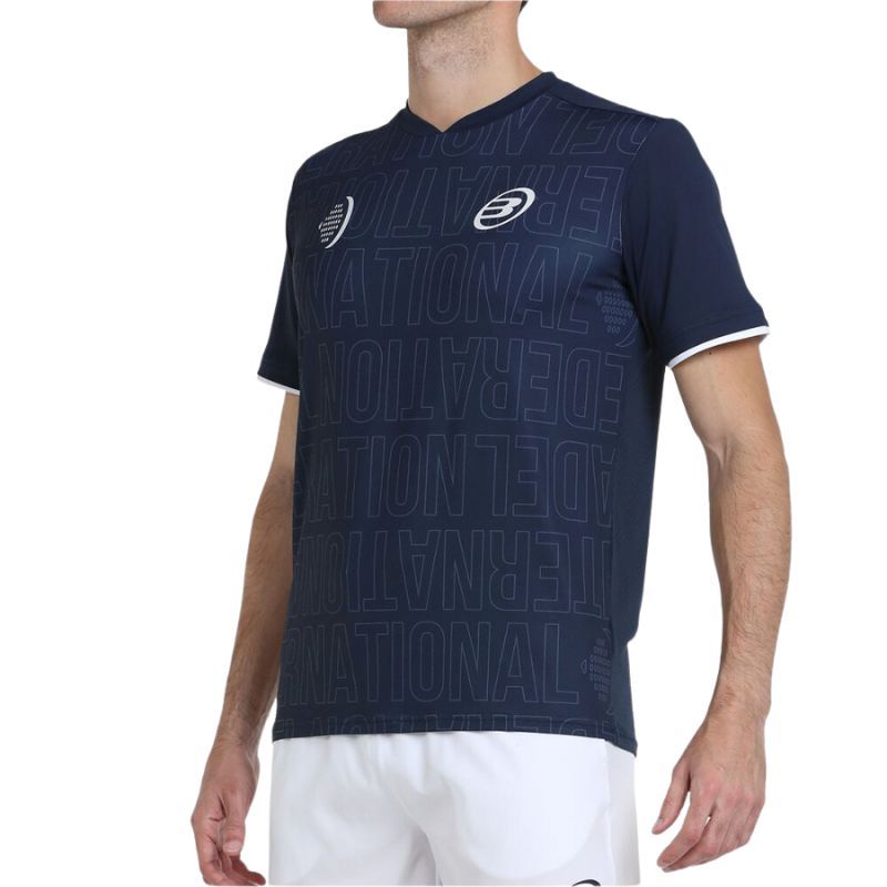 T-SHIRT BULLPADEL EREIS FIP BLEU MARINE