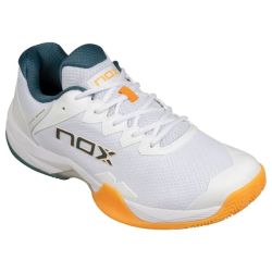 CHAUSSURES DE PADEL NOX ML10 HEXA blanc/abricot 2024/25