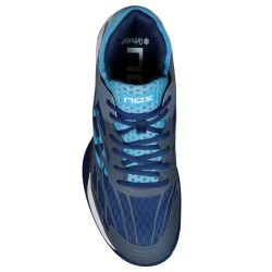 CHAUSSURES DE PADEL NOX AT10 LUX gris/bleu