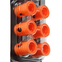 ANTIVIBRATEURS SHOCKOUT BULLPADEL EASY VIBE X4 oranges