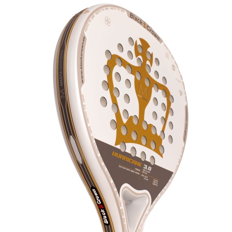 RAQUETTE DE PADEL BLACK CROWN HURRICANE 3.0 2025