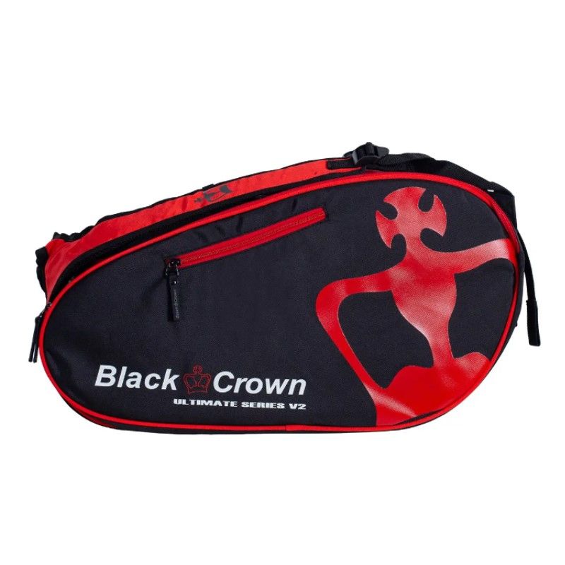 SAC DE PADEL BLACK CROWN ULTIMATE SERIE V2 noir/rouge