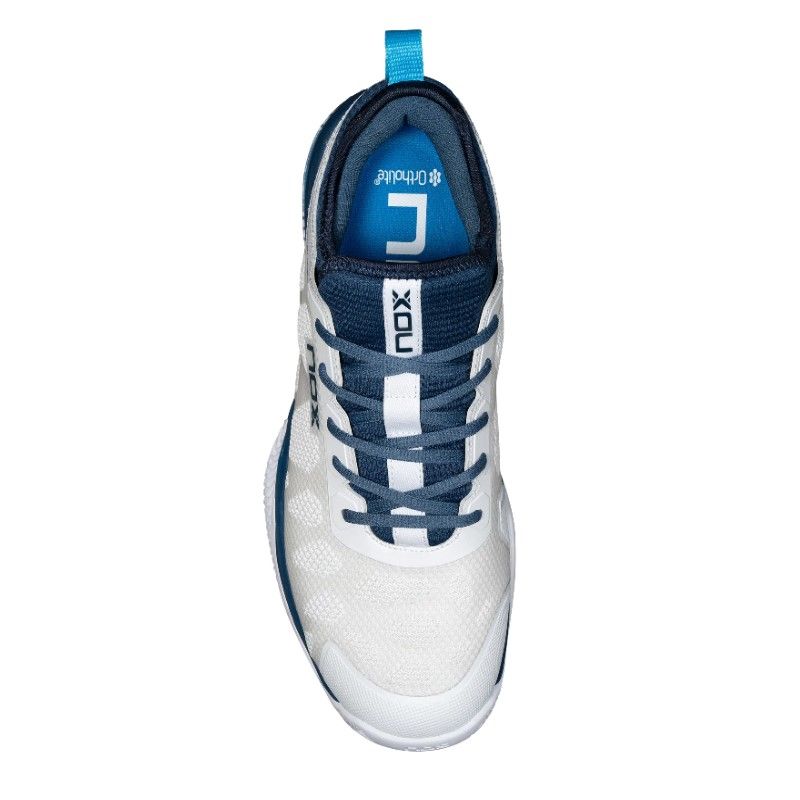 CHAUSSURES DE PADEL NOX NERBO blanc/bleu suédois