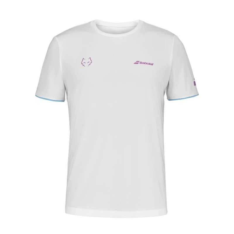 T-SHIRT BABOLAT CREW NECK TEE JUAN LEBRON 2025 blanc