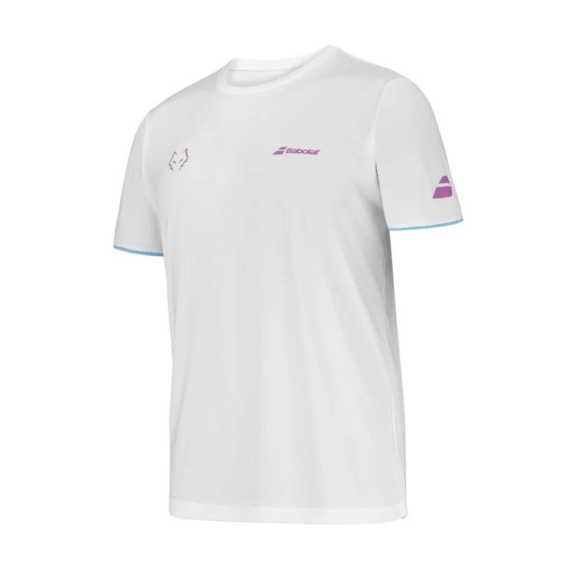 T-SHIRT BABOLAT CREW NECK TEE JUAN LEBRON 2025 blanc