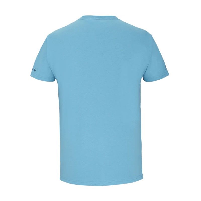 T-SHIRT BABOLAT COTTON TEE JUAN LEBRON 2025 bleu cyan