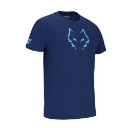 T-SHIRT BABOLAT COTTON TEE JUAN LEBRON 2025 bleu marine