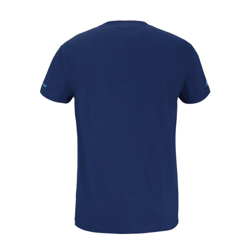 T-SHIRT BABOLAT COTTON TEE JUAN LEBRON 2025 bleu marine