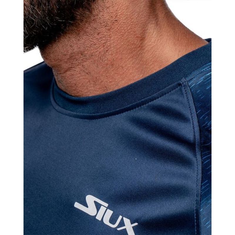 T-SHIRT SIUX CLUB 25 BLEU MARINE