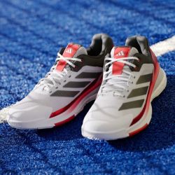 CHAUSSURES DE PADEL ADIDAS CRAZYQUICK BOOST PADEL BLANC/NOIR/ROUGE