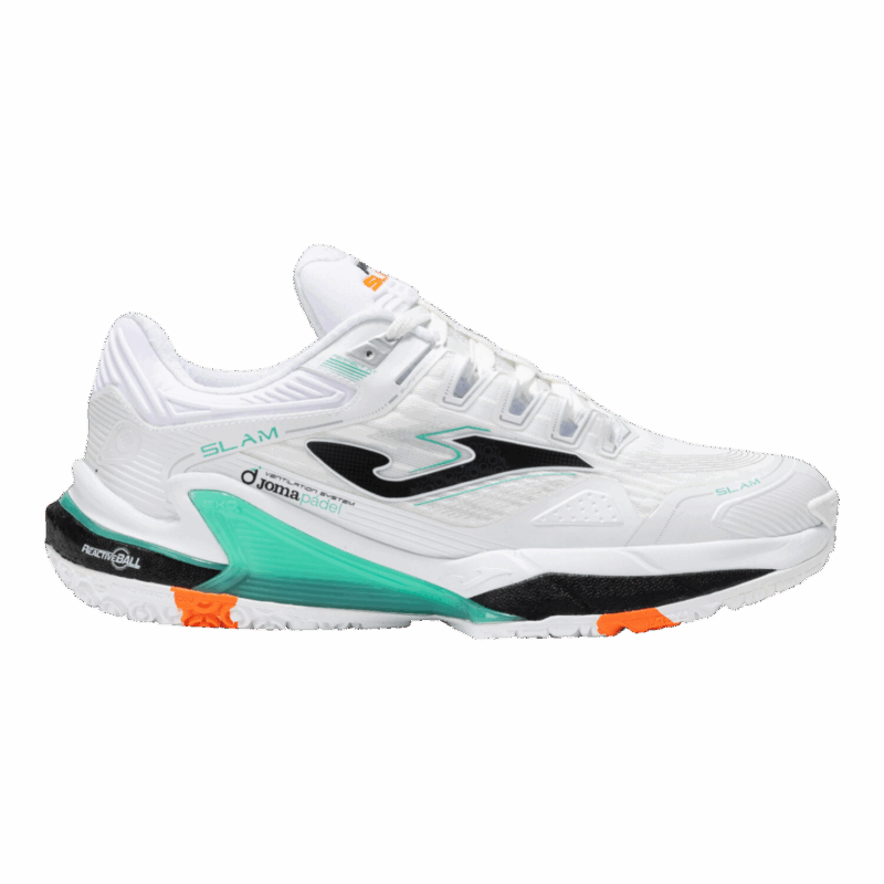 CHAUSSURES DE PADEL JOMA SLAM MEN S2502OM BLANC/TURQUOISE