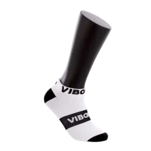 Chaussettes padel Vibora courtes blanches avec un excellent maintien et sensation légère