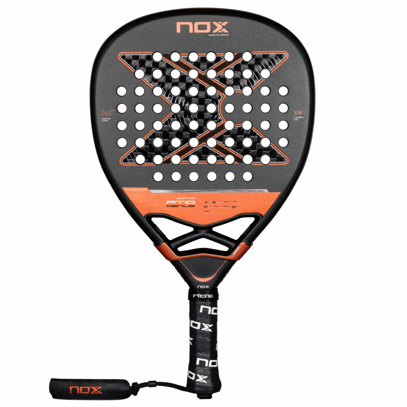 Raquette padel Nox AT10 Genius Attack 12K Agustín Tapia 2025 face