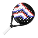 Raquette padel Tecnifibre Wall Master 355 modèle léger et précis offrant contrôle et confort pour les joueurs recherchant maniabilité et toucher de balle vue coté