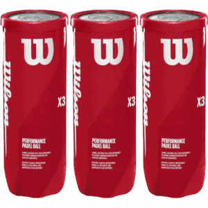 LOT DE 3 TUBES DE BALLES WILSON PERFORMANCE PADEL X3 - OOS