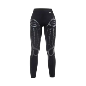 Legging Floky Hyper Woman noir femme avec compression ciblée soutien musculaire technique et confort pour la pratique sportive intense
