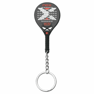 LOT DE 20 PORTE CLES RAQUETTE DE PADEL NOX NOIR - AT10 GENIUS
