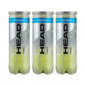 LOT DE 3 TUBES DE BALLES HEAD PADEL PRO+