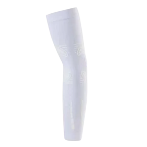 Manchon Floky No-Strain blanc de soutien musculaire pour réduction des vibrations et amélioration de la récupération