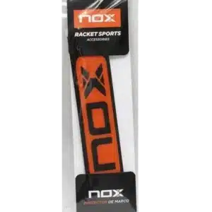 Protecteur de cadre Nox Ventus orange pour raquette de padel design aérodynamique et protection légère contre les chocs