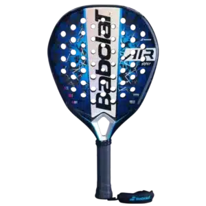 Raquette padel Babolat Air Viper 2.5 cadre noir et bleu design agressif avec finitions premium forme hybride