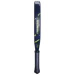 Raquette padel Babolat Counter Veron 2.5 jaune avec cadre noir forme ronde et structure robuste vue tranche