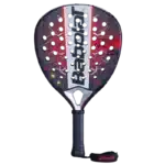 Raquette padel Babolat Technical Veron 2.5 rouge inserts noirs structure diamant et design haut de gamme