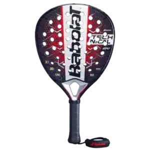 Raquette padel Babolat Technical Viper 2.5 design noir et rouge forme diamant finition haut de gamme structure carbone