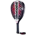 Raquette padel Babolat Technical Viper 2.5 design noir et rouge forme diamant finition haut de gamme structure carbone vue coté