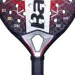 Raquette padel Babolat Technical Viper 2.5 design noir et rouge forme diamant finition haut de gamme structure carbone vue manche