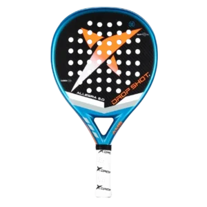 Raquette padel Drop Shot Allegra 2 0 forme goutte d'eau pour contrôle confort et progression joueurs débutants à intermédiaires