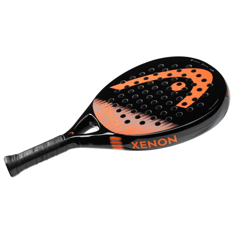 Raquette padel Head Xénon vue du cadre design sobre et performances équilibrées pour joueurs en progression