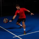 Raquette padel Joma Challenge pour progression rapide puissance et confort avec sa forme goutte d'eau match padel