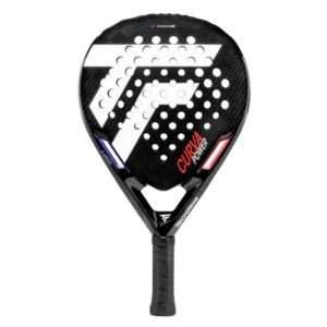 Raquette padel Tecnifibre Curva Power 2025 modèle axé sur la puissance offrant un impact explosif et une stabilité optimale pour les joueurs offensifs