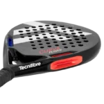 Raquette padel Tecnifibre Curva Power 2025 modèle axé sur la puissance offrant un impact explosif et une stabilité optimale pour les joueurs offensifs vue manche