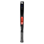 Raquette padel Tecnifibre Curva Power 2025 modèle axé sur la puissance offrant un impact explosif et une stabilité optimale pour les joueurs offensifs vue tranche