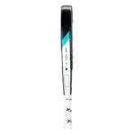 Raquette padel Drop Shot Stage Pro 1.0 vue de la tranche modèle polyvalent pour joueurs intermédiaires recherchant puissance et confort