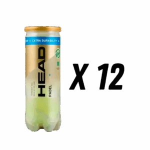 LOT DE 12 TUBES DE BALLES HEAD PADEL PRO S+