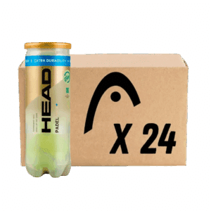 CARTON DE 24 TUBES DE BALLES HEAD PADEL PRO S+