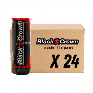 CARTON DE 24 TUBES DE PADEL BLACK CROWN PRO