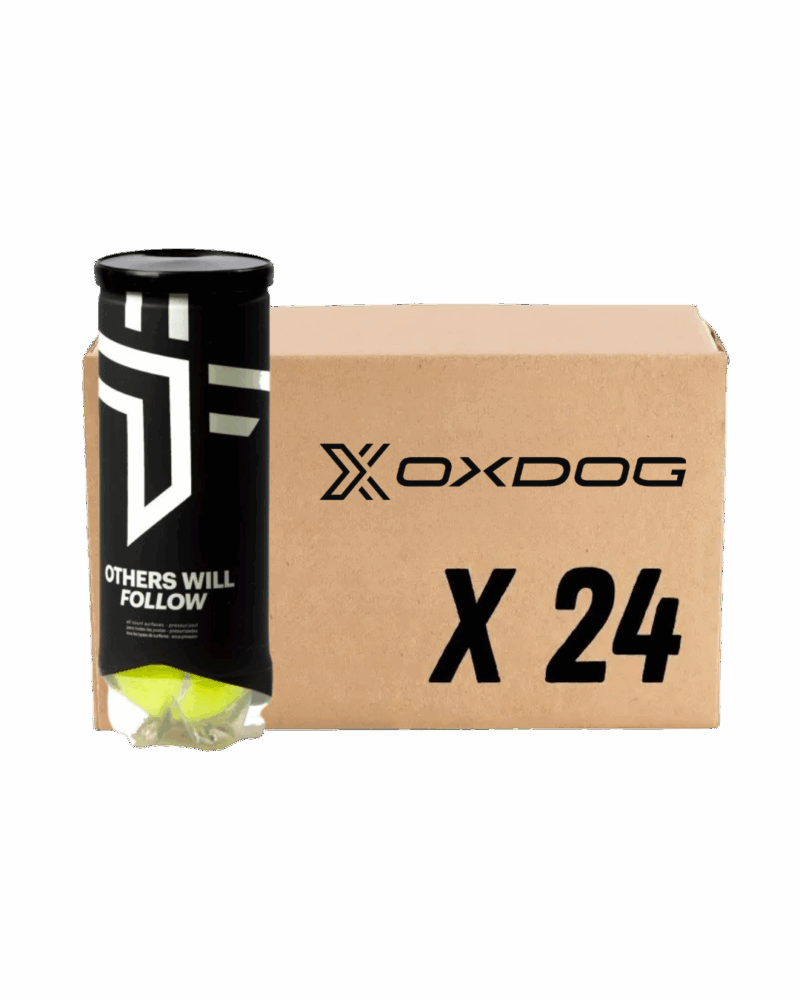 CARTON DE 24 TUBES DE BALLES OXDOG BOOST ALL COURT