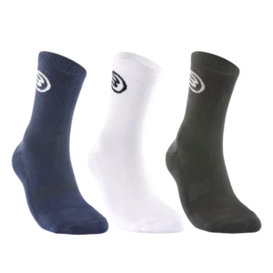 Chaussettes de padel Bullpadel BP252 le lot de 3, adaptées pour des efforts intenses