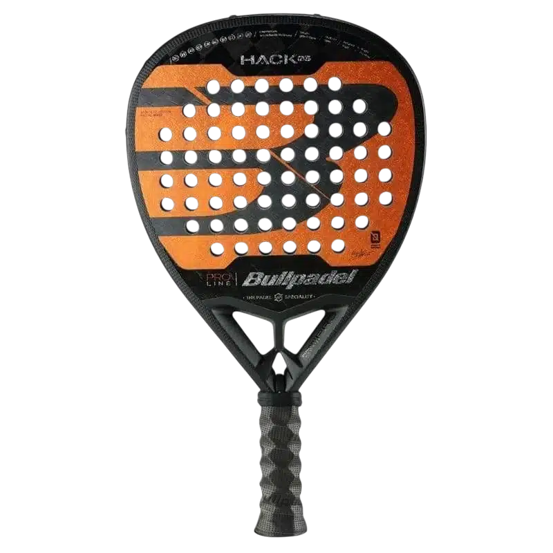 raquette-padel-bullpadel-hack-03-2024 Raquette padel Bullpadel Hack 03 2024 modèle puissant et polyvalent conçu pour offrir explosivité