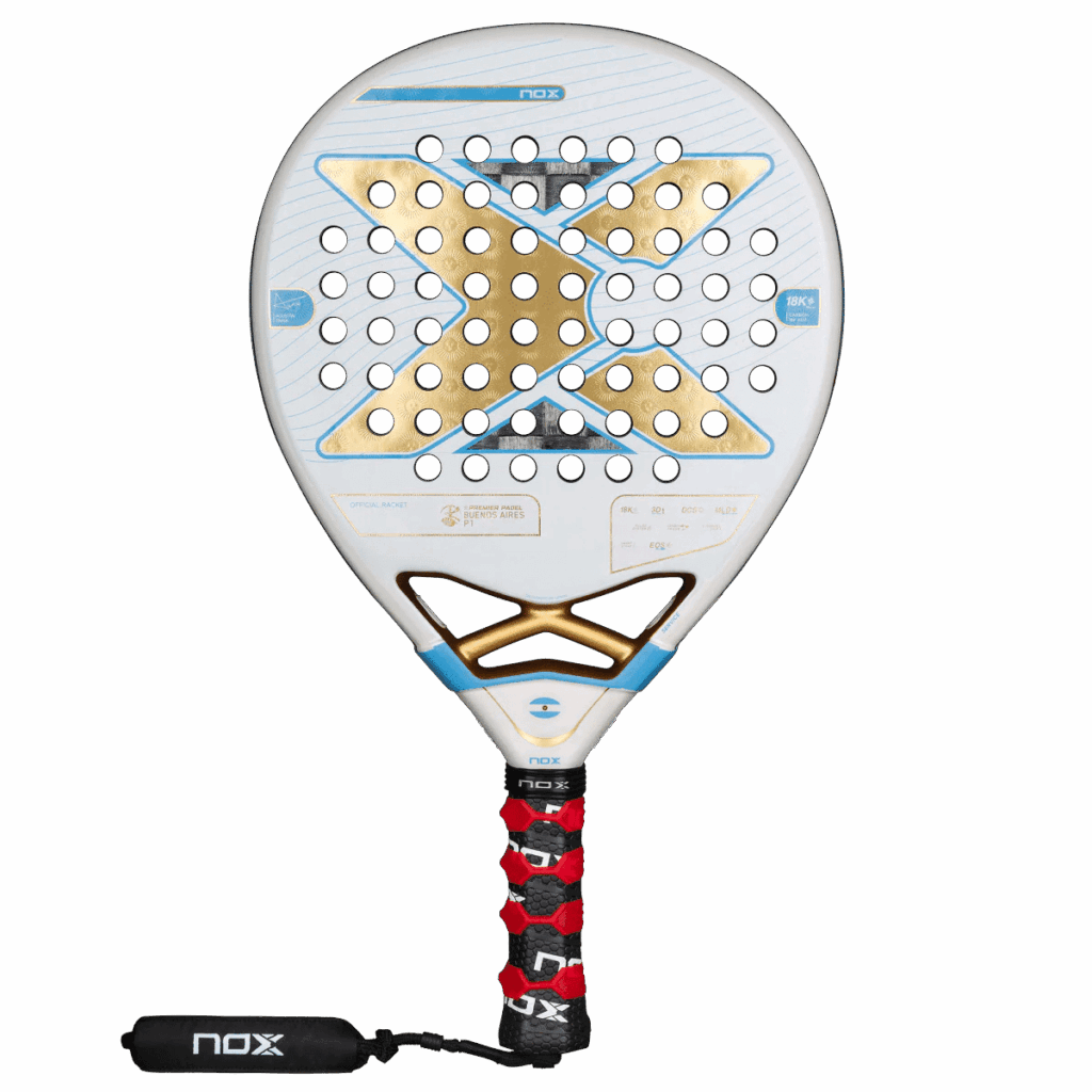 Raquette padel Nox AT10 Genius 18K Alum LTD Buenos Aires pour les competiteurs et collectionneurs