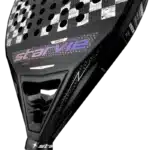 Raquette padel Starvie Brava Pro 2025 puissance précision et stabilité pour joueurs offensifs de haut niveau vue manche