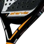 Raquette padel Starvie Helion 2024 modèle polyvalent alliant puissance et contrôle avec une excellente maniabilité vue manche