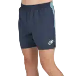 Short Bullpadel Legar bleu marine short de padel léger respirant et ergonomique pour performance et confort vue coté