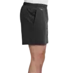 Short Bullpadel Meis 25V noir short de padel léger et respirant avec technologie Quickerdry offrant confort liberté de mouvement et style sportif vue profil