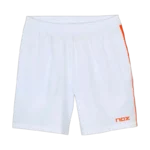 Short Nox Team blanc short de padel technique et respirant conçu pour offrir confort liberté de mouvement et style sur le court
